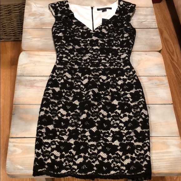 French Connection Dresses & Skirts - French Connection Black lace dress